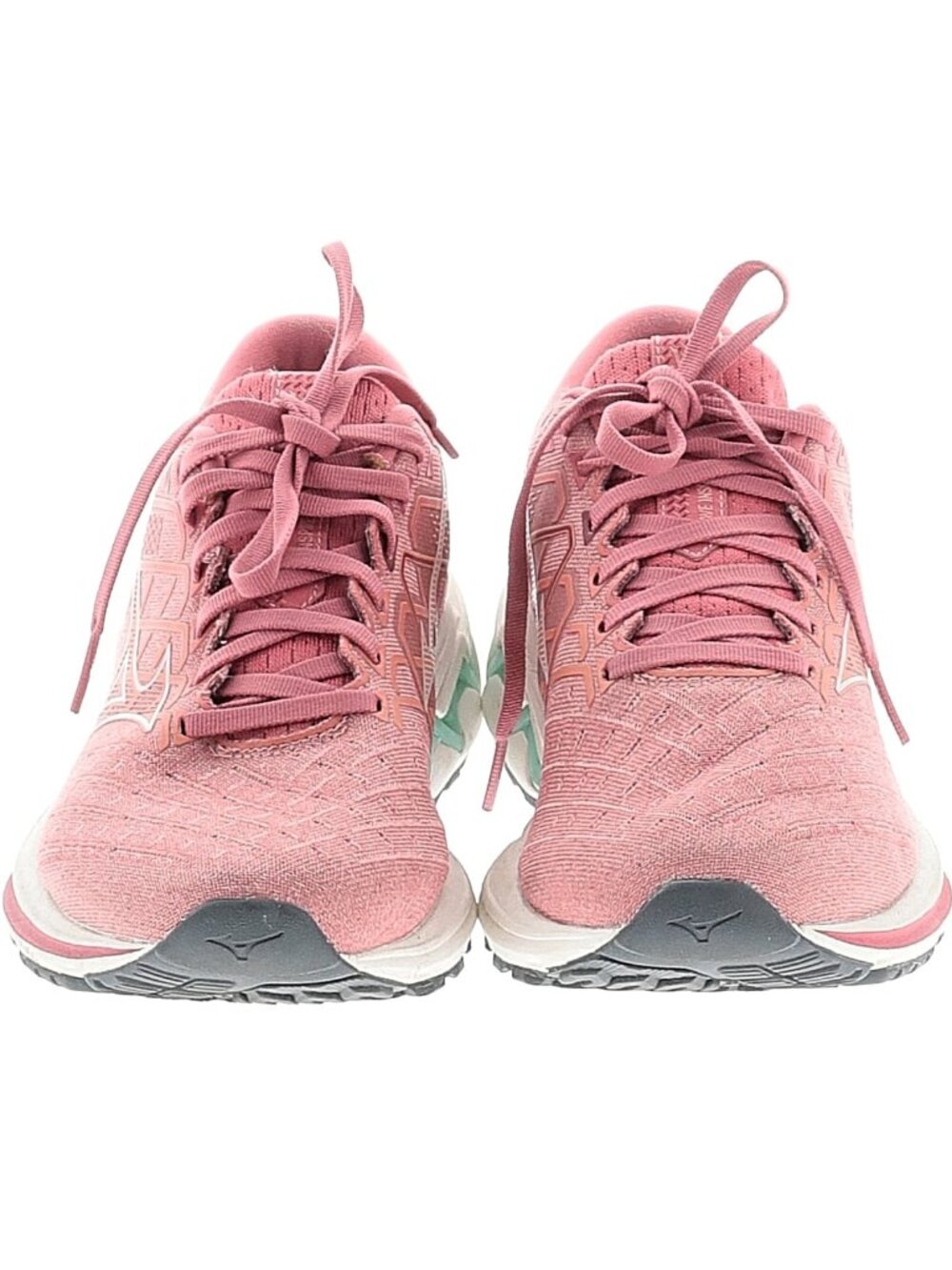 Mizuno Women's Wave Inspire 18, "Rosette / Snow White", size 8
